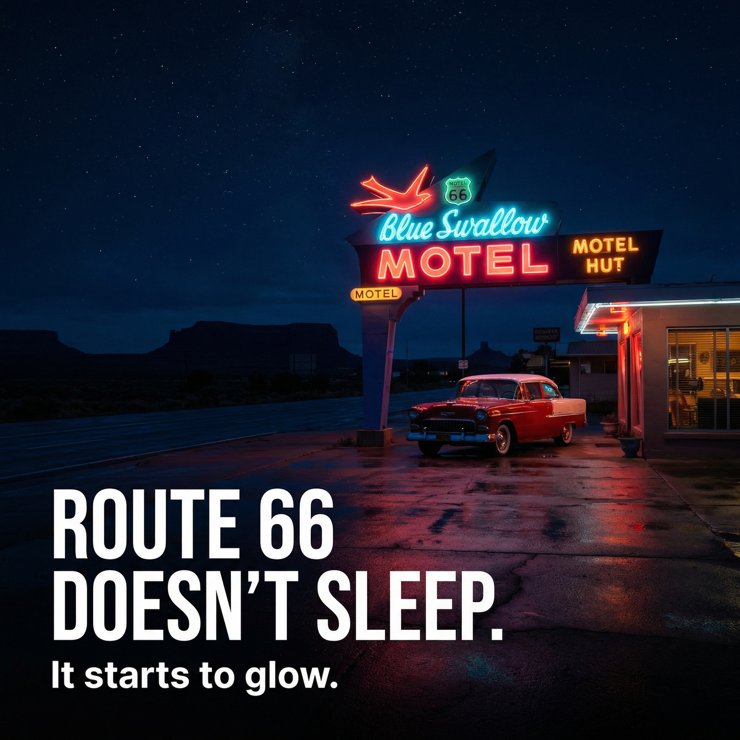 Route 66 After Dark