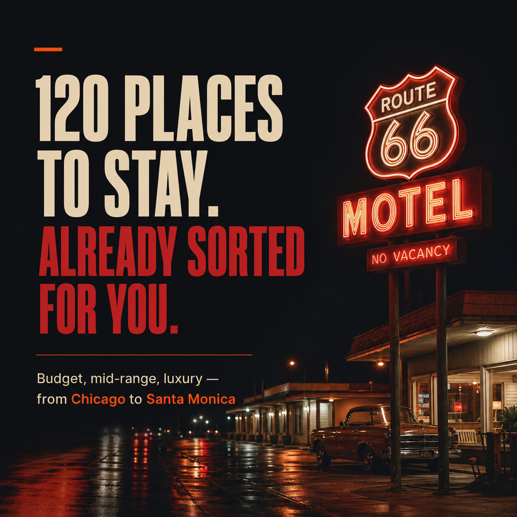 Route 66 - Accommodation Guide 2026 Edition